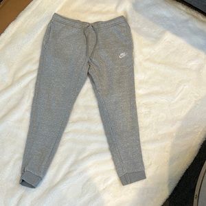 Grey Nike joggers